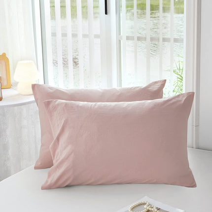 Pillowcases Pair Household Basic Model Bedding Pillow Covers Bedroom Accessory