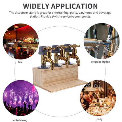 3 Sizes Wine Decanter for Home Bar Party Quick Pour Leakproof Easy Clean Durable