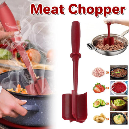 Handheld Meat Shredder Kitchen Meat Rammer Spatula Pulled Pork Cutter Tool