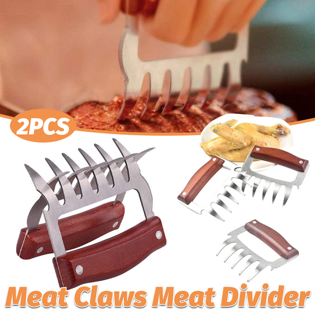 Meat Divider Tool 2PCS Multi Functional Shredder Separator BBQ Kitchen Cooking