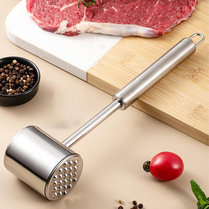 Stainless Steel Meat Hammer Tenderizer Kitchen Tool Loose Meat Pounder Mallet