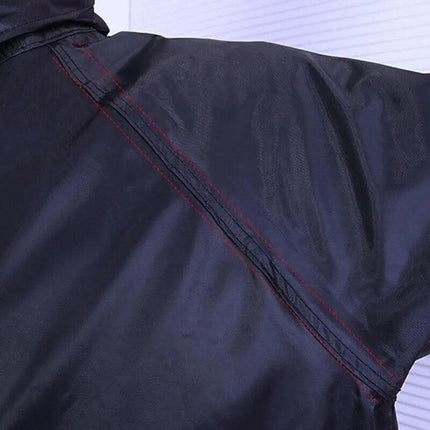 Men's Overalls Waterproof Raincoat Lightweight Work Hooded Long Coats RAIN COAT - Aimall