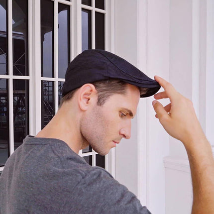 Summer Mesh Beret Cap Lightweight Breathable Thin Sunshade Hat Outdoor Style