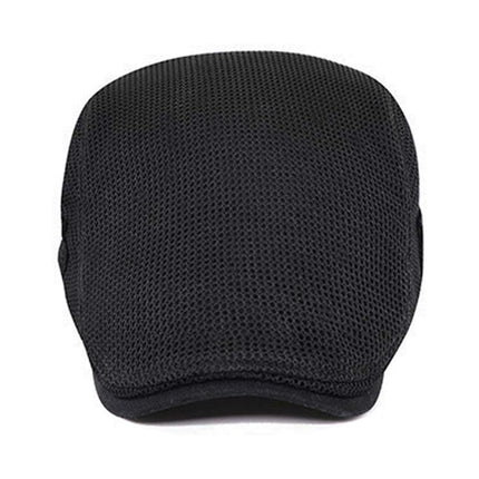 Summer Mesh Beret Cap Lightweight Breathable Thin Sunshade Hat Outdoor Style