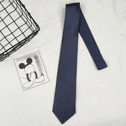 Mens SKINNY TIE Plain Wedding Slim Necktie Formal Casual Narrow Party men's ties - Aimall