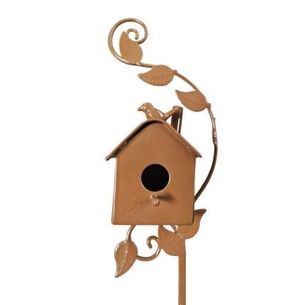 Birdhouse Garden Stakes Outdoor Yard Ornaments for Lawn and Garden Decoration
