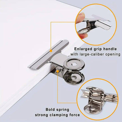 Metal Bulldog Clips 30 Pack Mixed 31 50 75mm
