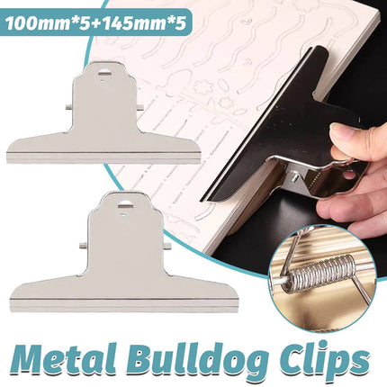 Metal Hangable Board Clips 100mm 145mm 10 Pack