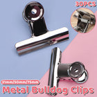 Metal Bulldog Clips 30 Pack Mixed 31 50 75mm