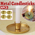 4PCS Metal Candlesticks Decorative Ornaments for Home Living Room Dining Table
