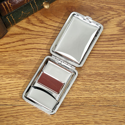 Portable Metal Matchbox Case Compact Storage Box Outdoor Camping Hiking