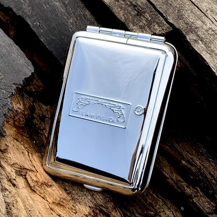 Portable Metal Matchbox Case Compact Storage Box Outdoor Camping Hiking
