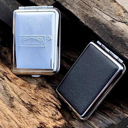 Portable Metal Matchbox Case Compact Storage Box Outdoor Camping Hiking