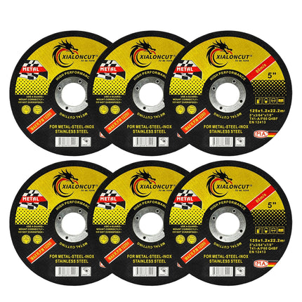 50PCS 5 Inch Metal Slicing Discs for Angle Grinder Tool 125mm x 1.2mm Durable