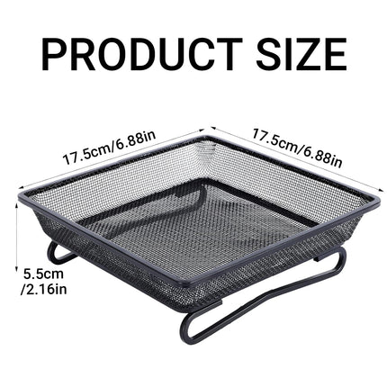 Bird Feeder Metal Square Ground Mesh Tray Feeder Garden Yard Wild Bird Feeding