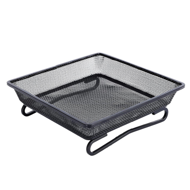 Bird Feeder Metal Square Ground Mesh Tray Feeder Garden Yard Wild Bird Feeding
