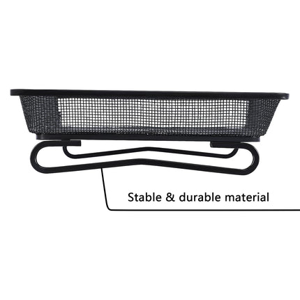 Bird Feeder Metal Square Ground Mesh Tray Feeder Garden Yard Wild Bird Feeding