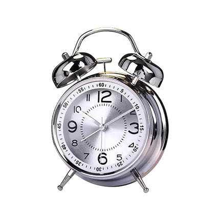 Metal Alarm Clock Small Mechanical Wake Up Clock Retro Desktop Table Clock