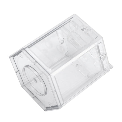 Mini Aquarium Tank 12x11x11.5cm Clear Acrylic for Betta Goldfish Desktop Display
