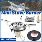 Outdoor Mini Stove Burner Portable for Camping Hiking Picnic Outdoor Cooking