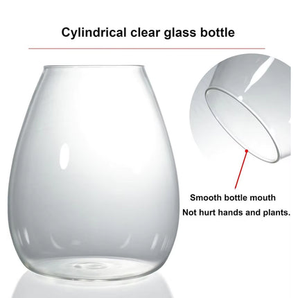 Miniature Landscape Eco Glass Bottle with Lights for Desktop Living Room Decor
