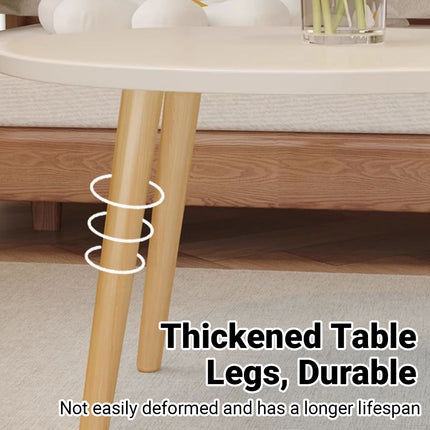 Minimalist Coffee Table Rounded Corners Easy To Install for Living Room Bedroom