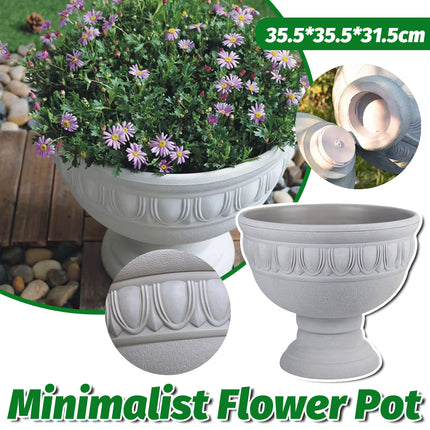 Simple Creative Resin Flower Planter High-Quality for Indoor Outdoor Garden Use