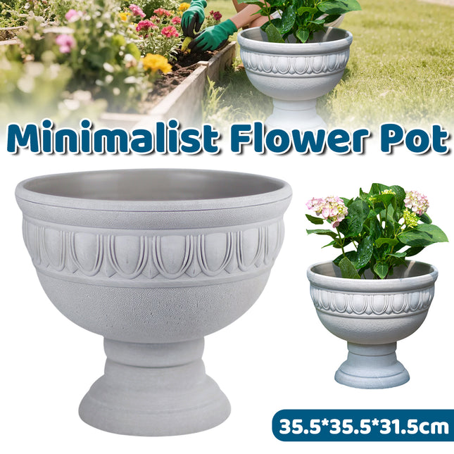 Simple Creative Resin Flower Planter High-Quality for Indoor Outdoor Garden Use