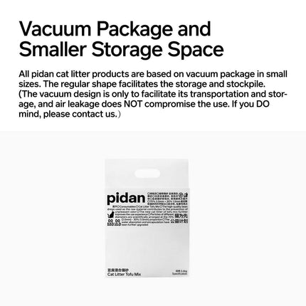 Pidan Mixed Tofu Cat Litter Clumping Odour Control Dust Free Flushable Litter