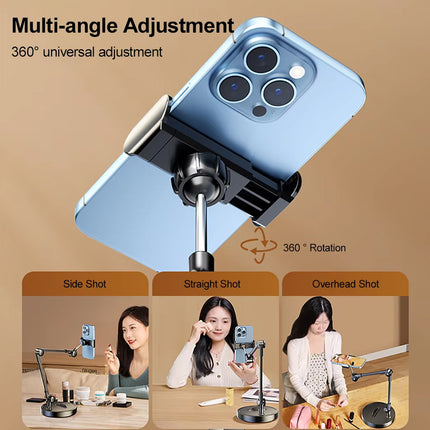 Mobile Phone Stand Dedicated to Overhead Shooting Adjustable Live Streaming Vlog