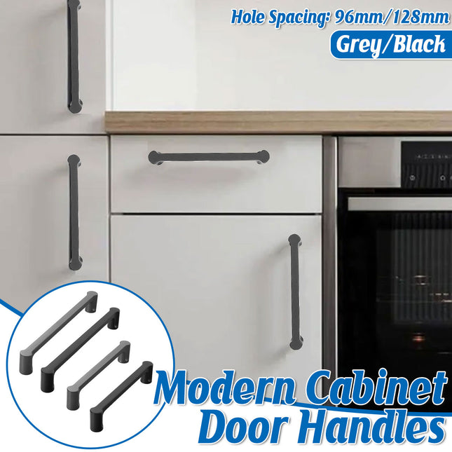 Modern Simple Cabinet Door Handle 96mm 128mm Long Pull for Kitchen Furniture