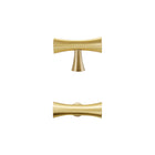 Brass Cabinet Drawer Handles 4 Sizes Modern Gold Closet Door Pulls Simple Style