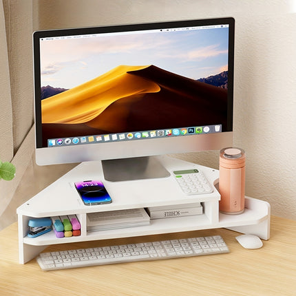 Desktop Elevated Monitor Stand Storage Rack Durable for Home Office Desktop Use