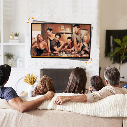 32-55 Inch TV Monitor Wall Mount Bracket Adjustable Telescopic Stable X-Shaped