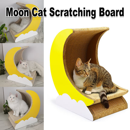 Cat Scratch Board-corrugated Paper Cat Play Board-cat Nest Cat House Cat Bowl-Trojan Moon