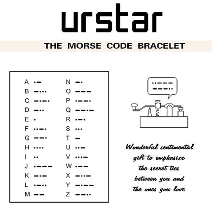Morse Code Leather Bracelet A New Chapter Adjustable Handmade Stainless Steel Beads