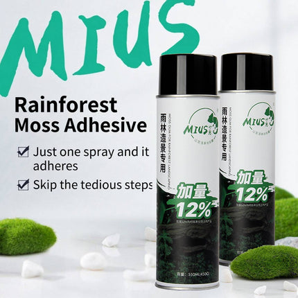 Moss Glue Spray 550ml for Rainforest Terrariums