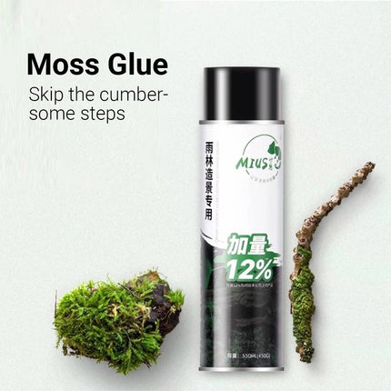 Moss Glue Spray 550ml for Rainforest Terrariums