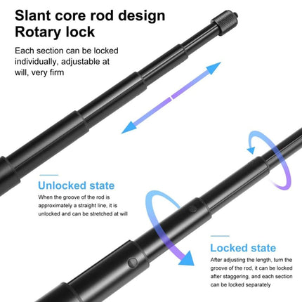 Motorcycle Handlebar Camera Mount Stable Shockproof for Outdoor Riding Recording