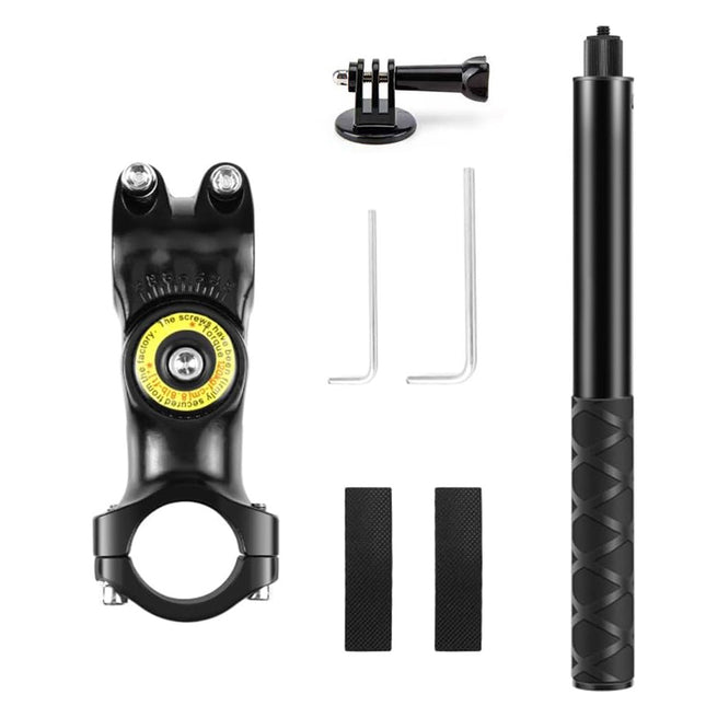 Motorcycle Handlebar Camera Mount Stable Shockproof for Outdoor Riding Recording