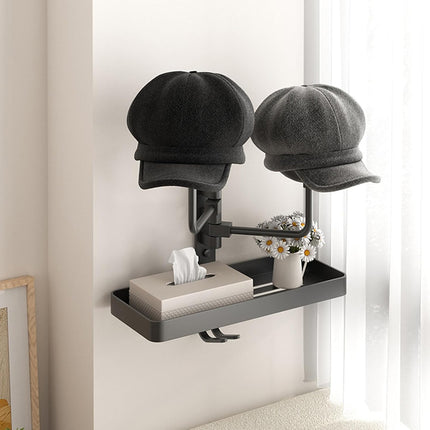 Multifunctional Rotating Helmet Glove Rack Storage Home Garage Gear Organizer