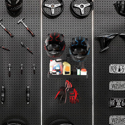 Multifunctional Rotating Helmet Glove Rack Storage Home Garage Gear Organizer
