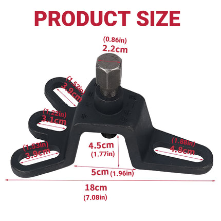 Motorcycle Tricycle 4Hole Brake Drum Removal Tool Easy Install Durable Cast Iron