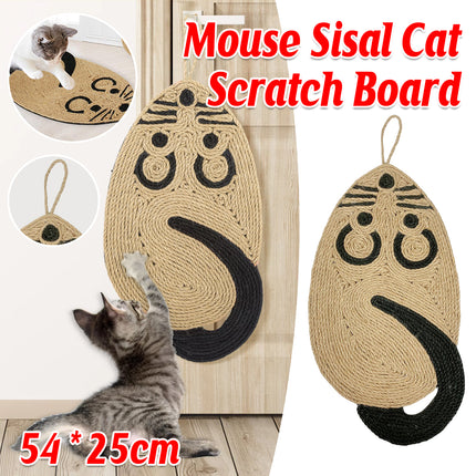 Hanging Lint Free Cat Scratcher Pad Cat Scratching Mat for Indoor Cats Durable