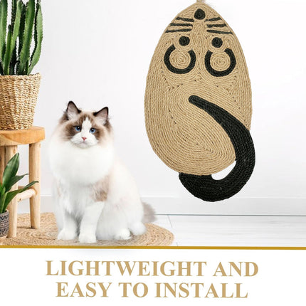Hanging Lint Free Cat Scratcher Pad Cat Scratching Mat for Indoor Cats Durable