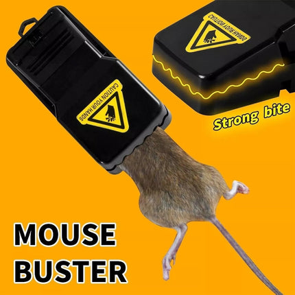 6pcs Rat Trap Automatic Reusable Mouse Catcher Snap Trap for Home Rodent Control