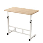 Mobile Bedside Table Adjustable Height Laptop Desk Rolling Computer Workstation