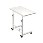 Mobile Bedside Table Adjustable Height Laptop Desk Rolling Computer Workstation