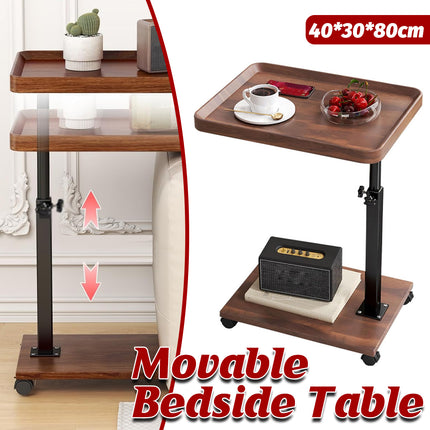 Trolley U-shaped Side Cabinet Multi-functional Luxury Mobile Bedside Table