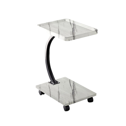 Home Useful Movable C-Shaped Side Table For Sofa Bedroom Small Space End Table